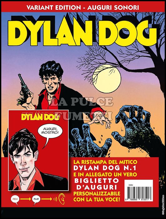 LIBRI DYLAN DOG #     1: DYLAN DOG 1 - L'ALBA DEI MORTI VIVENTI - VARIANT EDITION  NO AUGURI SONORI